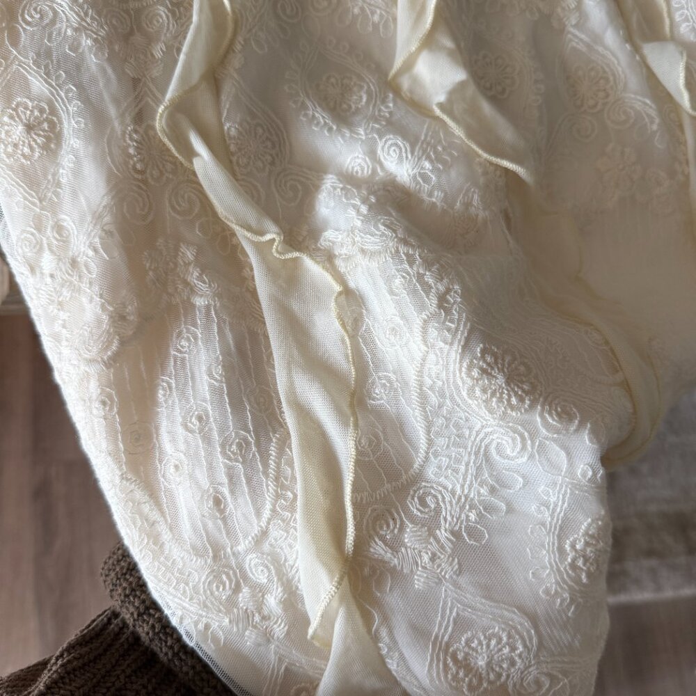NWT bridal lace mini cream - Nasty Gal Ariadne Mini Dress - Picture 4 of 4